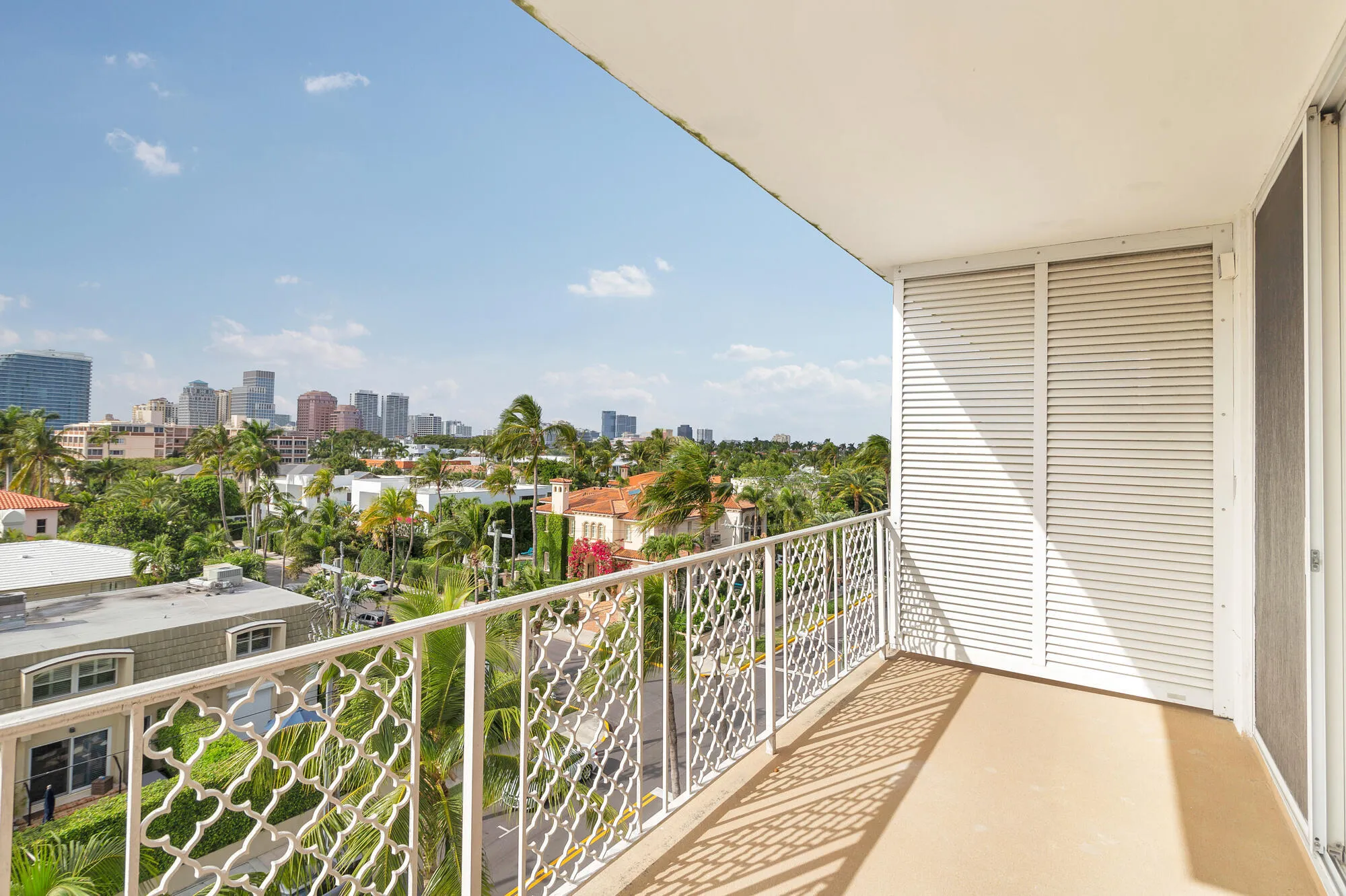 354 Chilean Ave 6C View with WPB Skyline