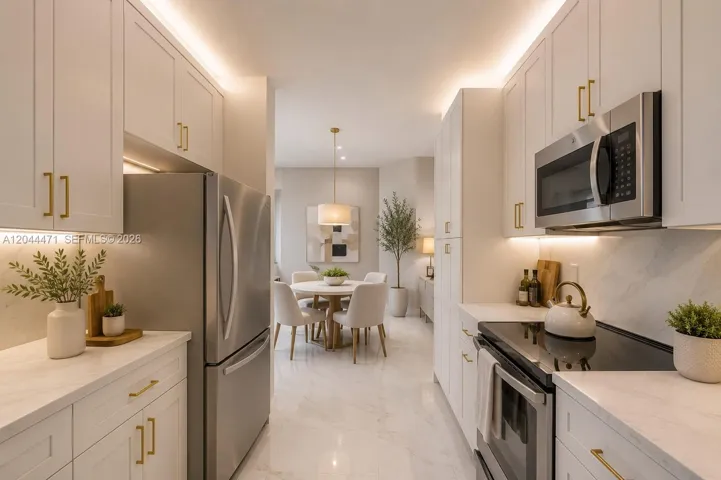 Kitchen remodeled with ai