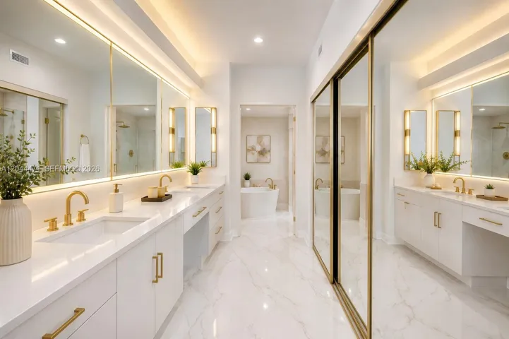 master bathroom remodeled with ai