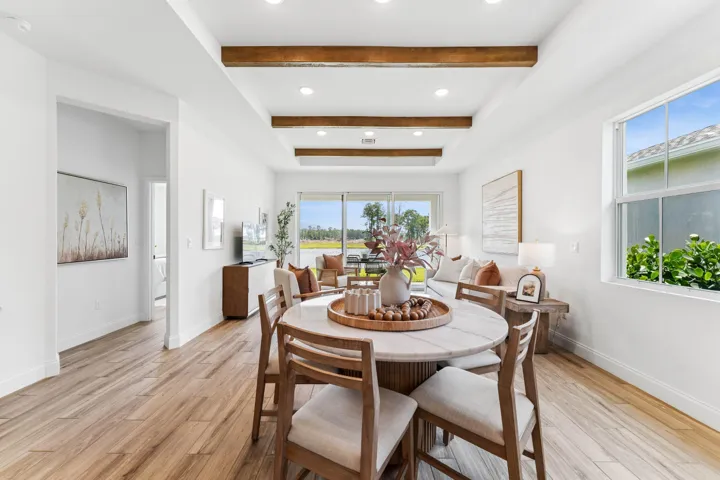 "Contract is on builder new home agreement. All information, including but not limited to measurements, prices, included items, and tax estimations are subject to change and should be verified by buyer's agent. Visit our beautiful model located at 10386 NW Dreamweaver Rd. Tel: (772) 837-6177. Estimated delivery date:"