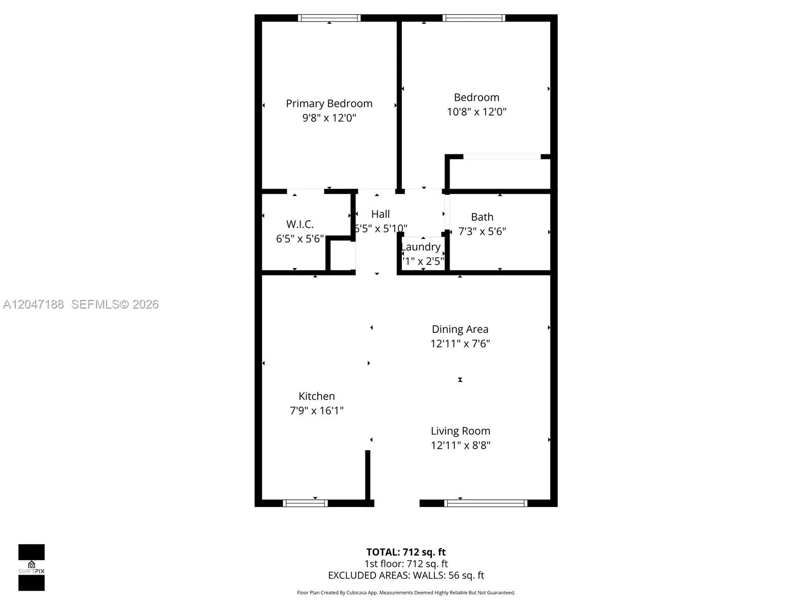 virtual floor plan. buyer to verify all dimensions