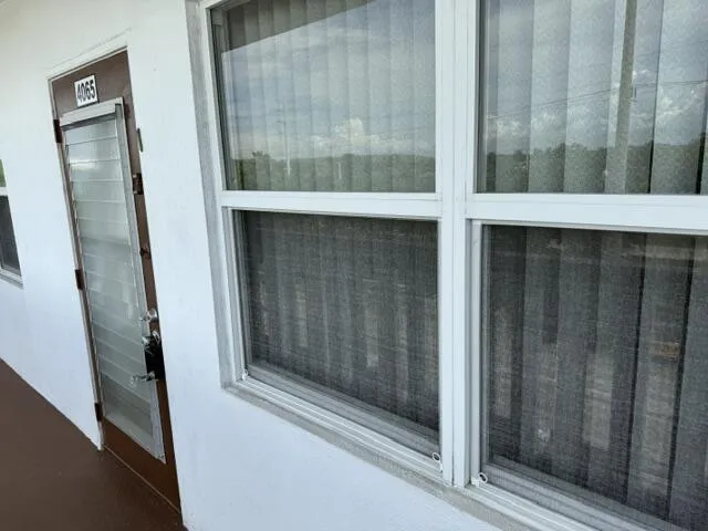 Impact windows in front.