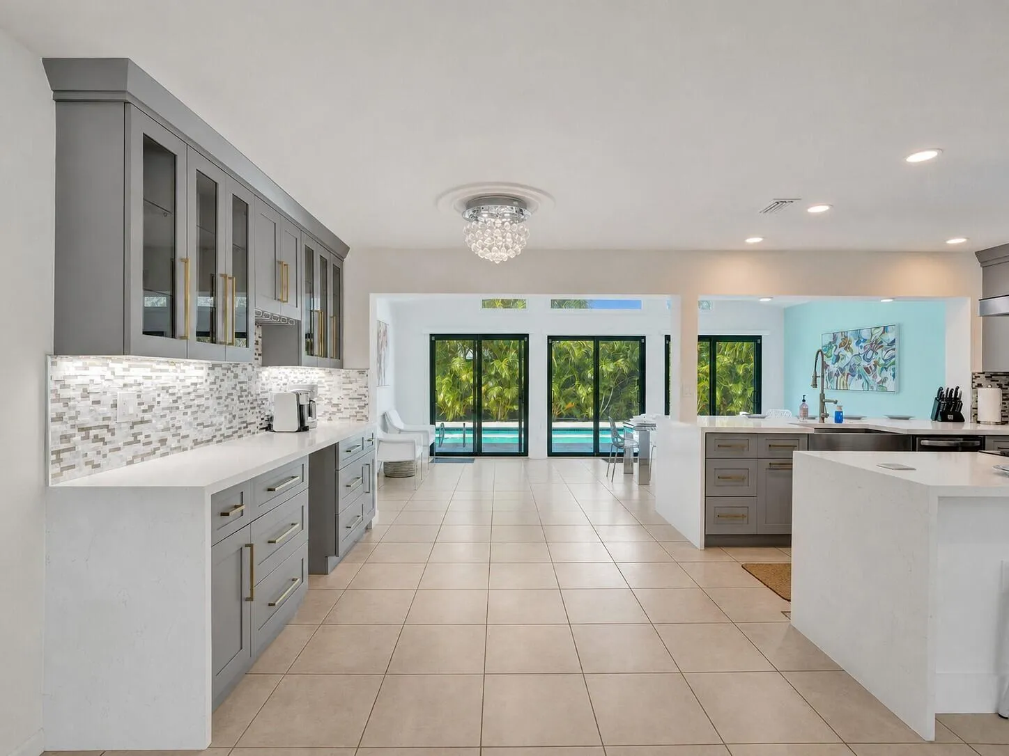 Open Kitchen Dining View