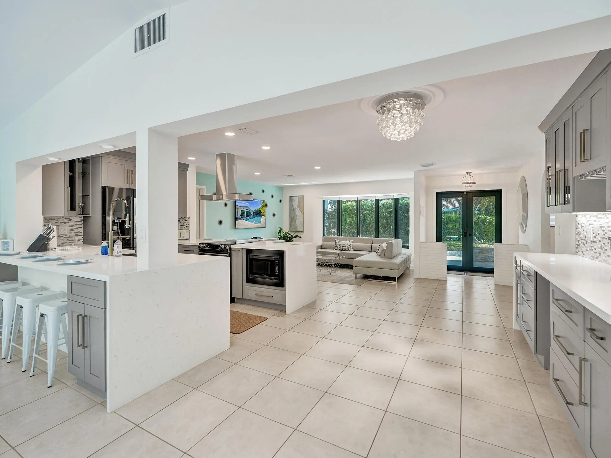 Spacious Open Kitchen + Dining
