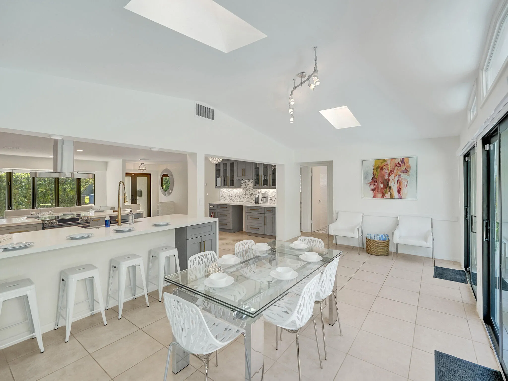 Dining Angled View Overlooking Kitchen A