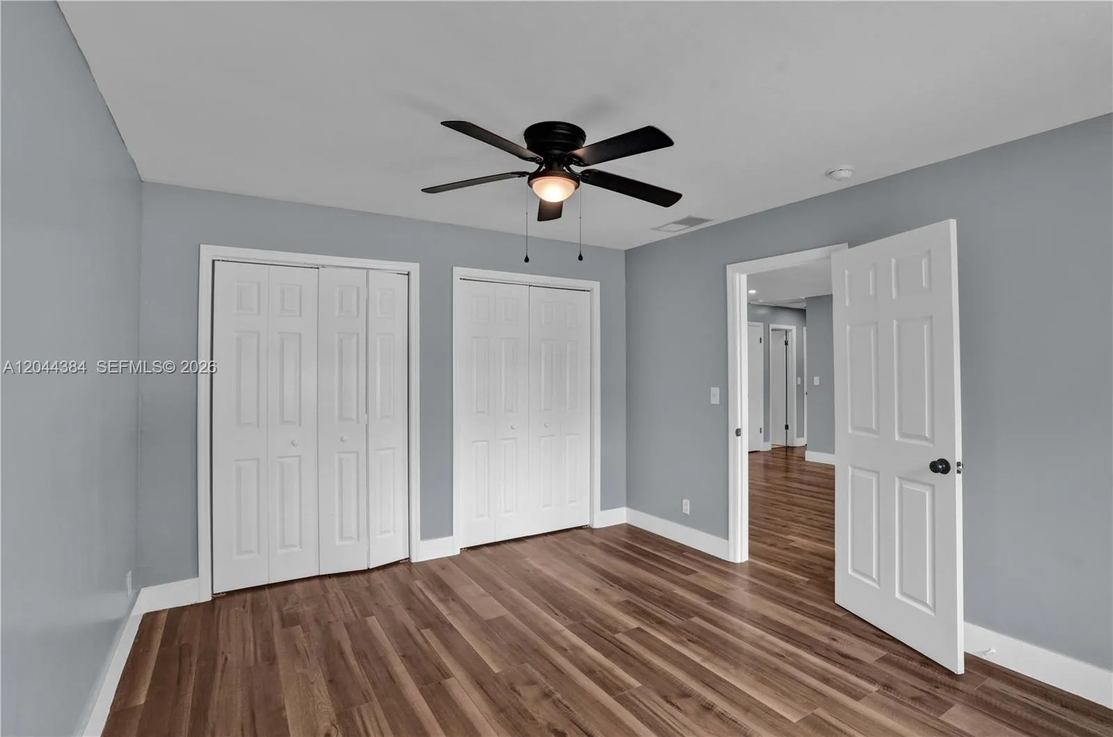Third Bedroom w/Double Wall Closets