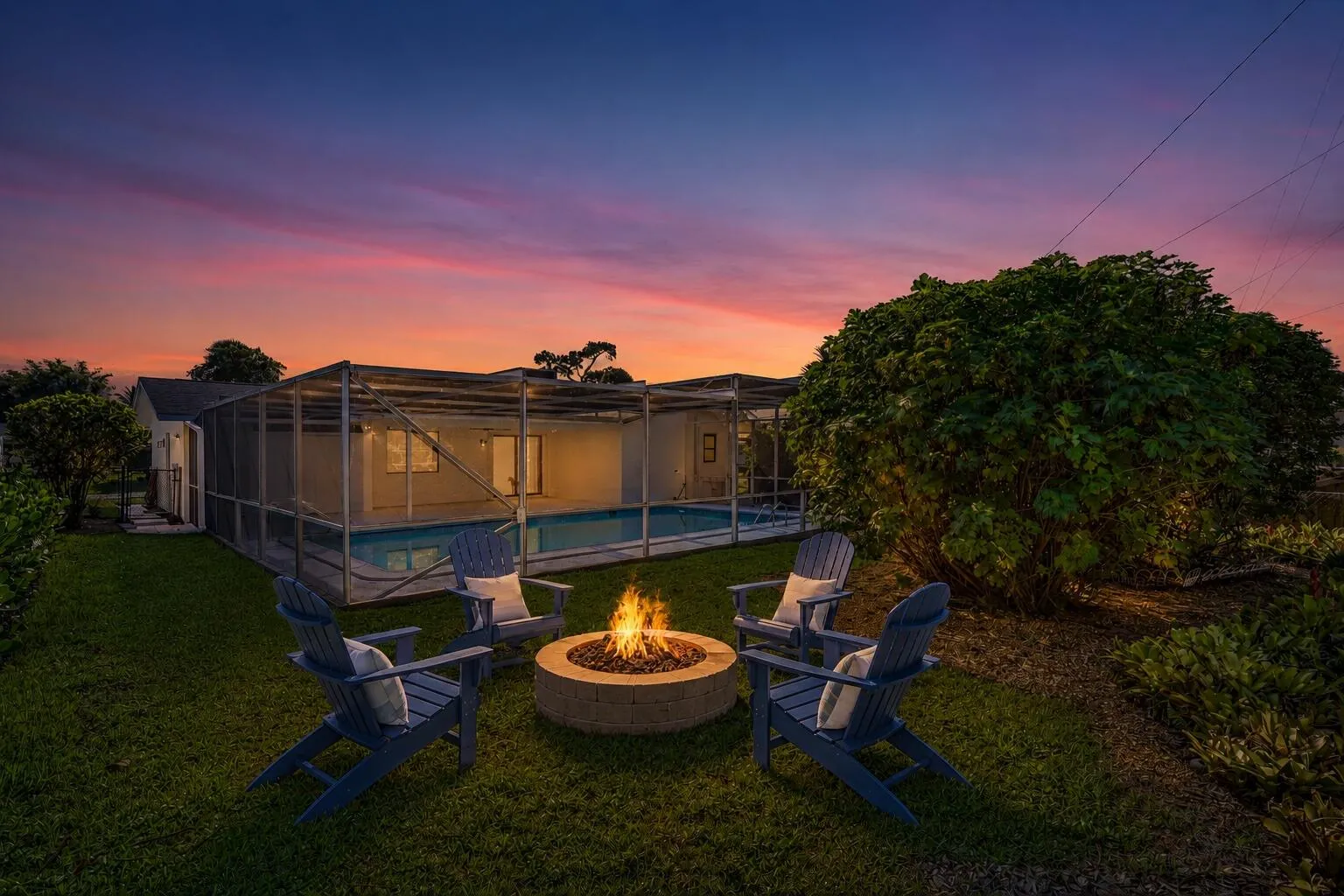 Virtual firepit