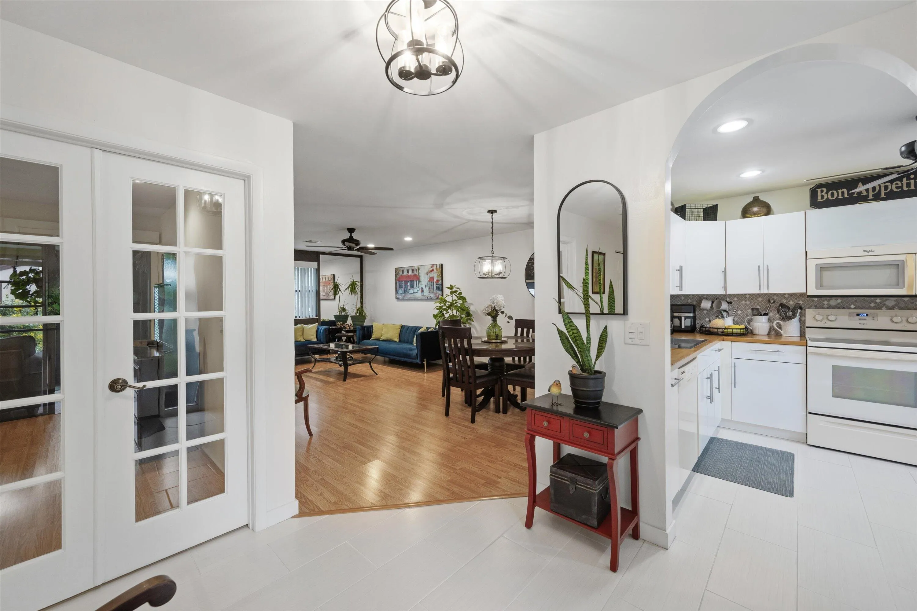 View from foyer