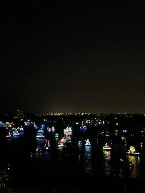 Marina Tower Night City View