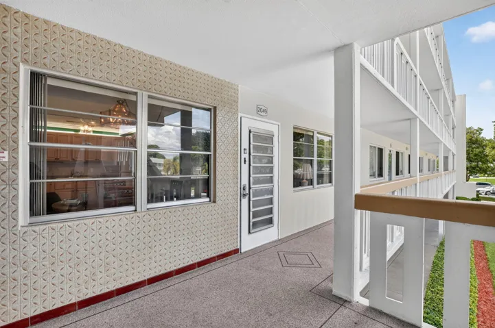 Your front door is conveniently located by the elevator and stairs!