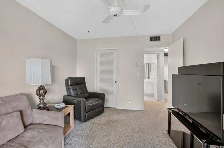 Guest bedroom would be great as an office or craft room!