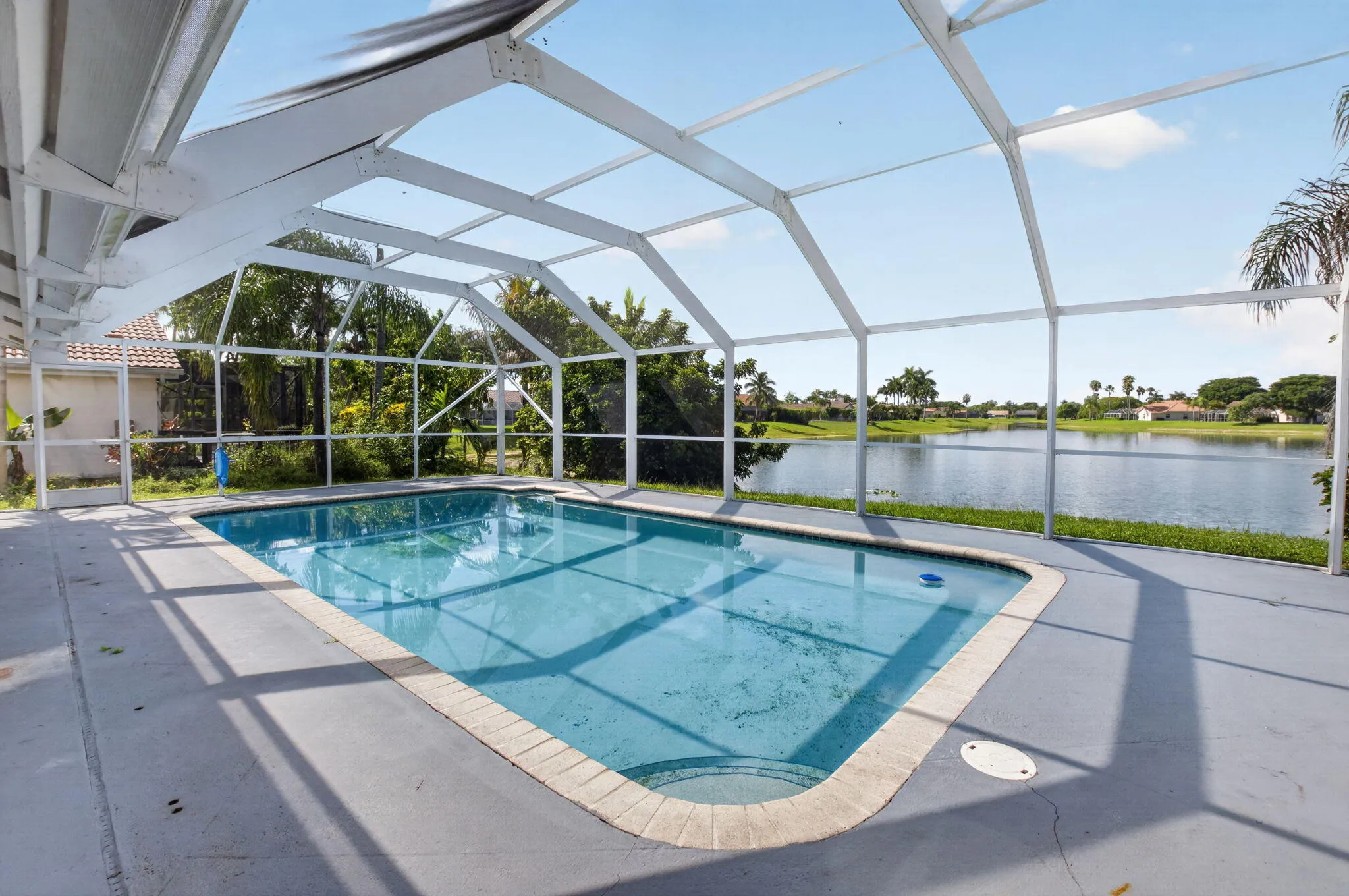 Pool & Long lake views