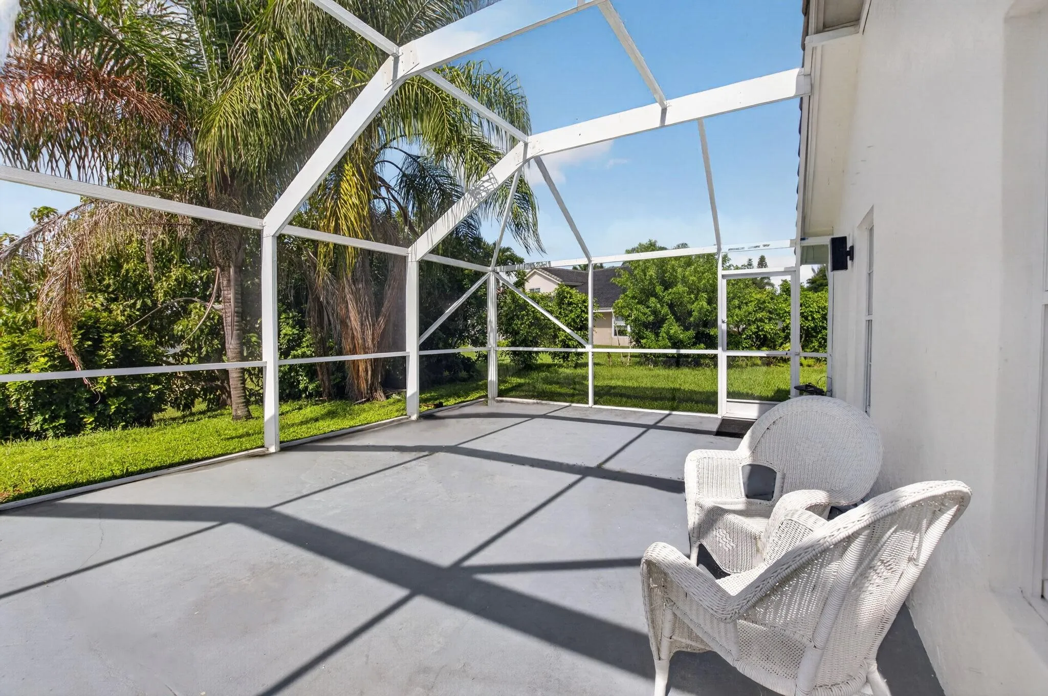 Dome extended patio area