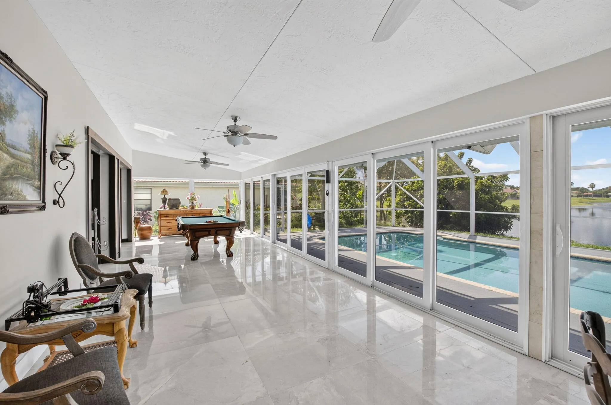 Florida room Long view