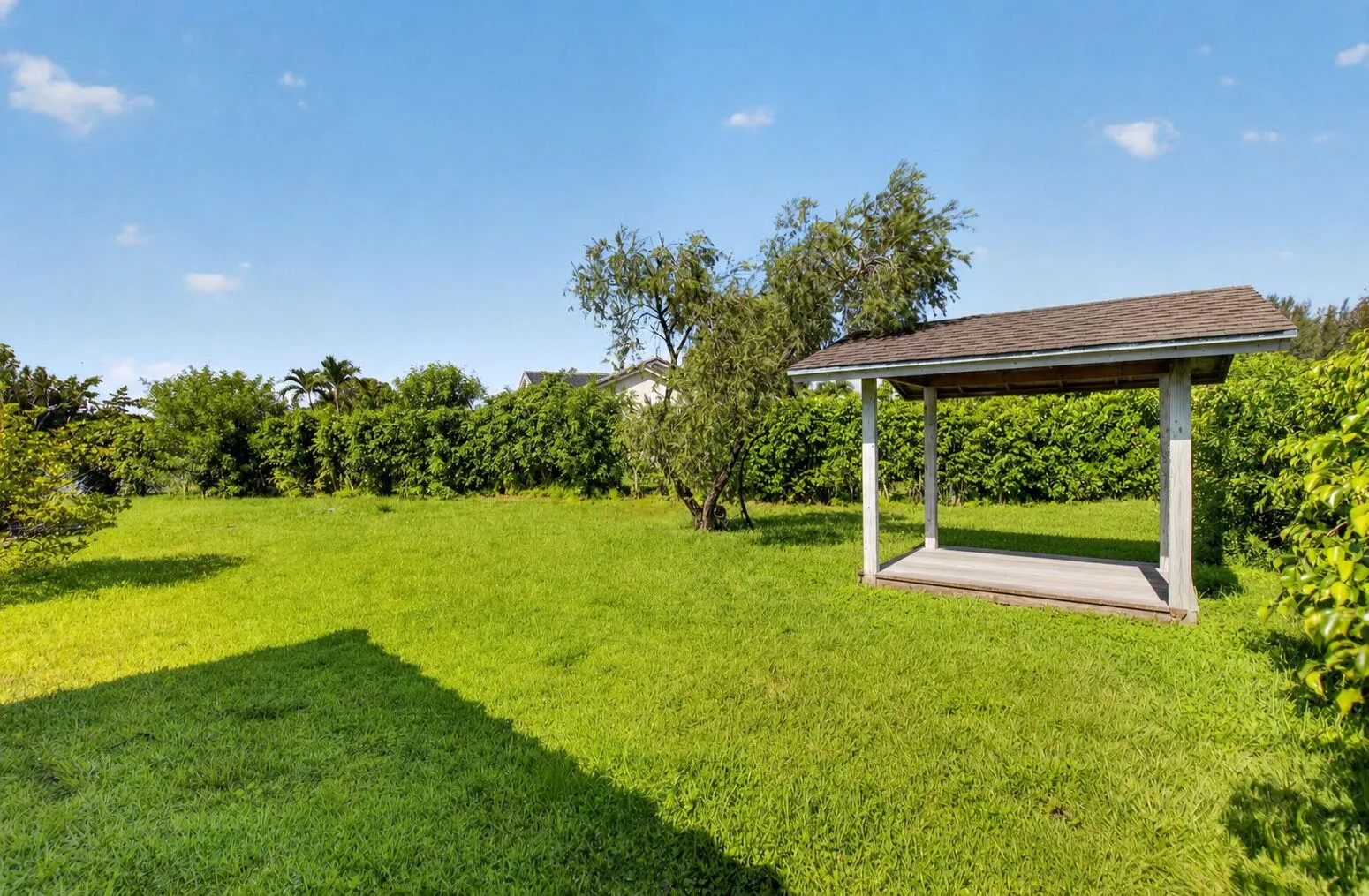 Gazebo side yard