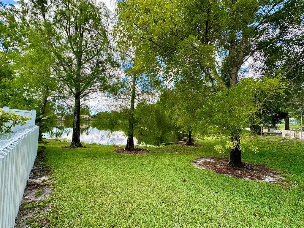 Garden by Lake