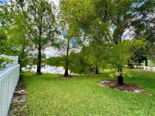 Garden by Lake