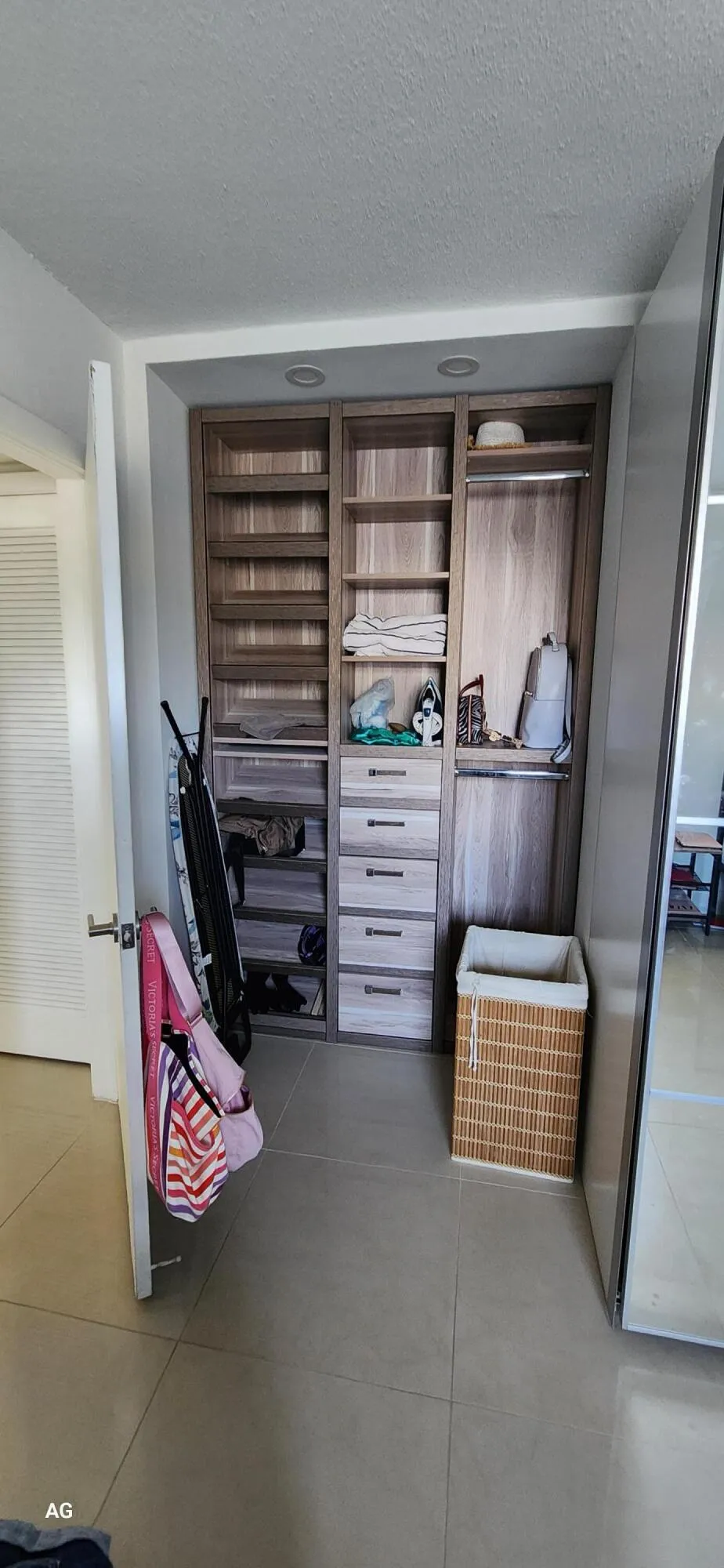 2nd bedroom custom storage built-in