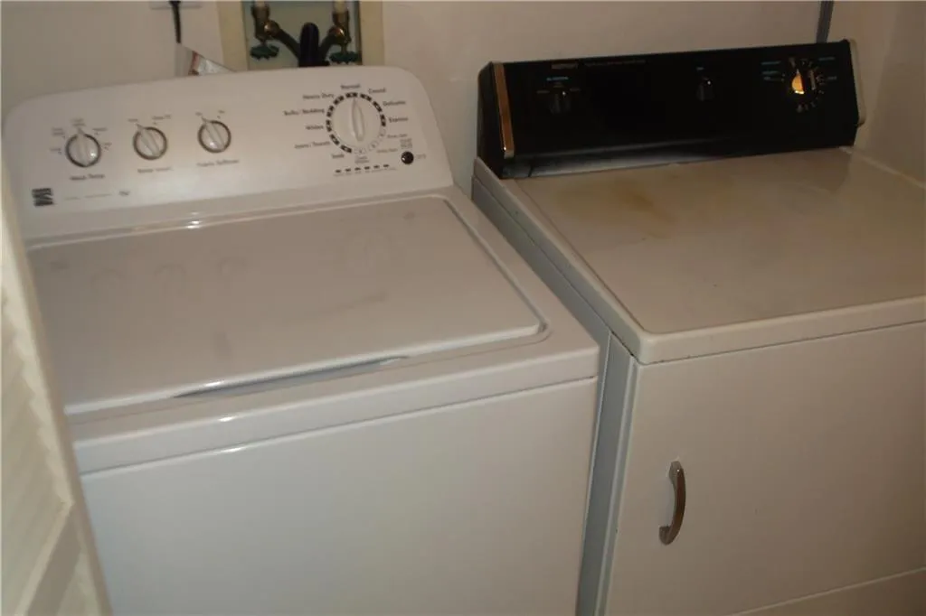 Full size washer and dryer!