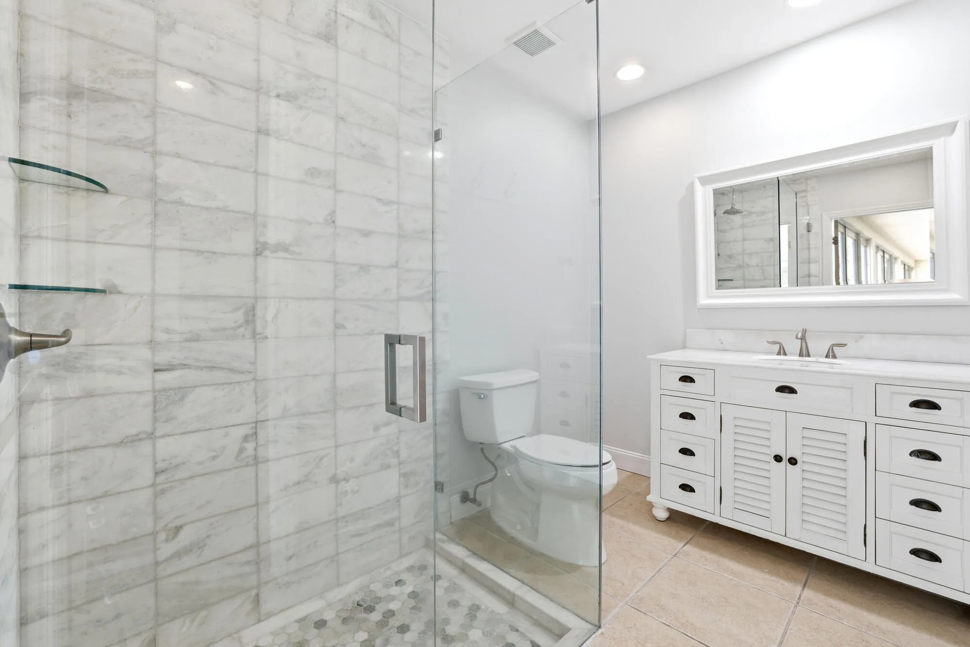 Primary suite bathroom