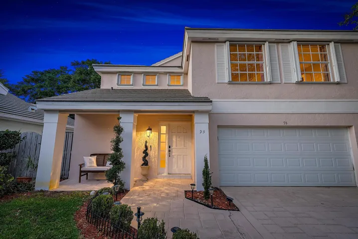 Front of home twilight