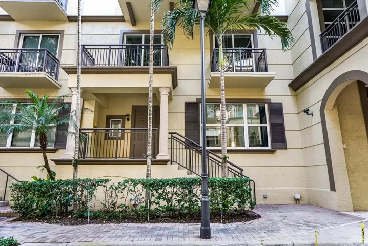 Front View of townhome