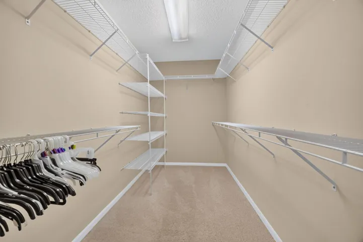 Large Walk-in Closet in Master