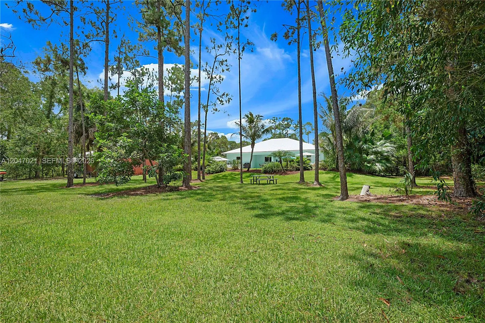 Lush Lawn with well irrigation system