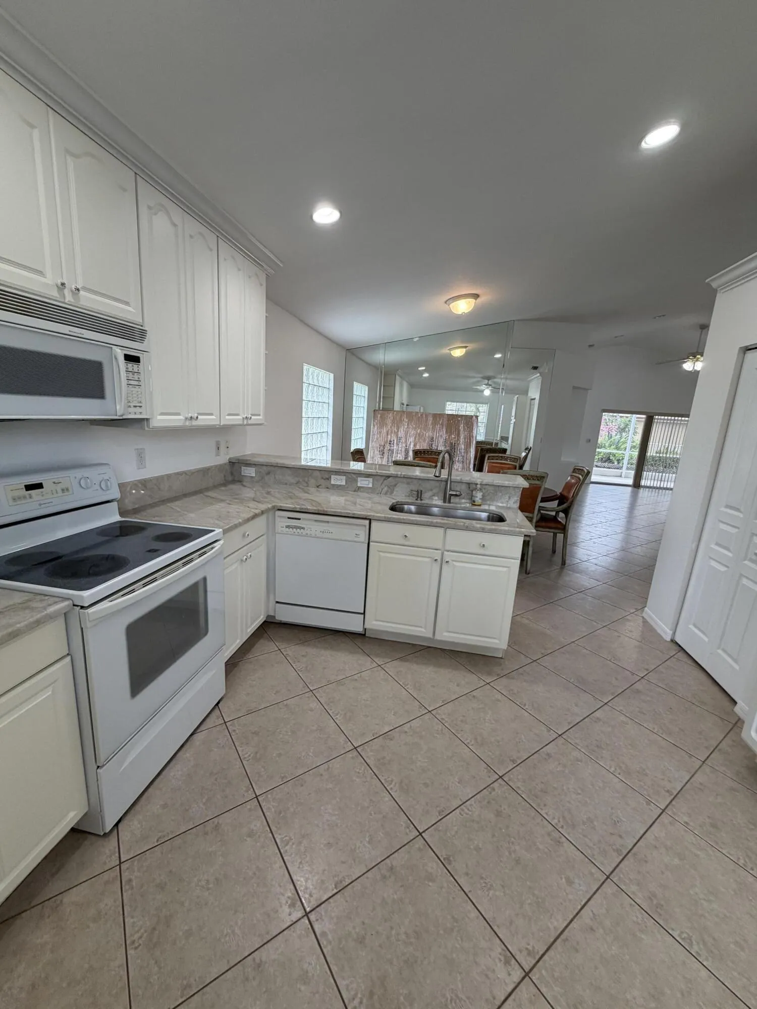Kitchen to living