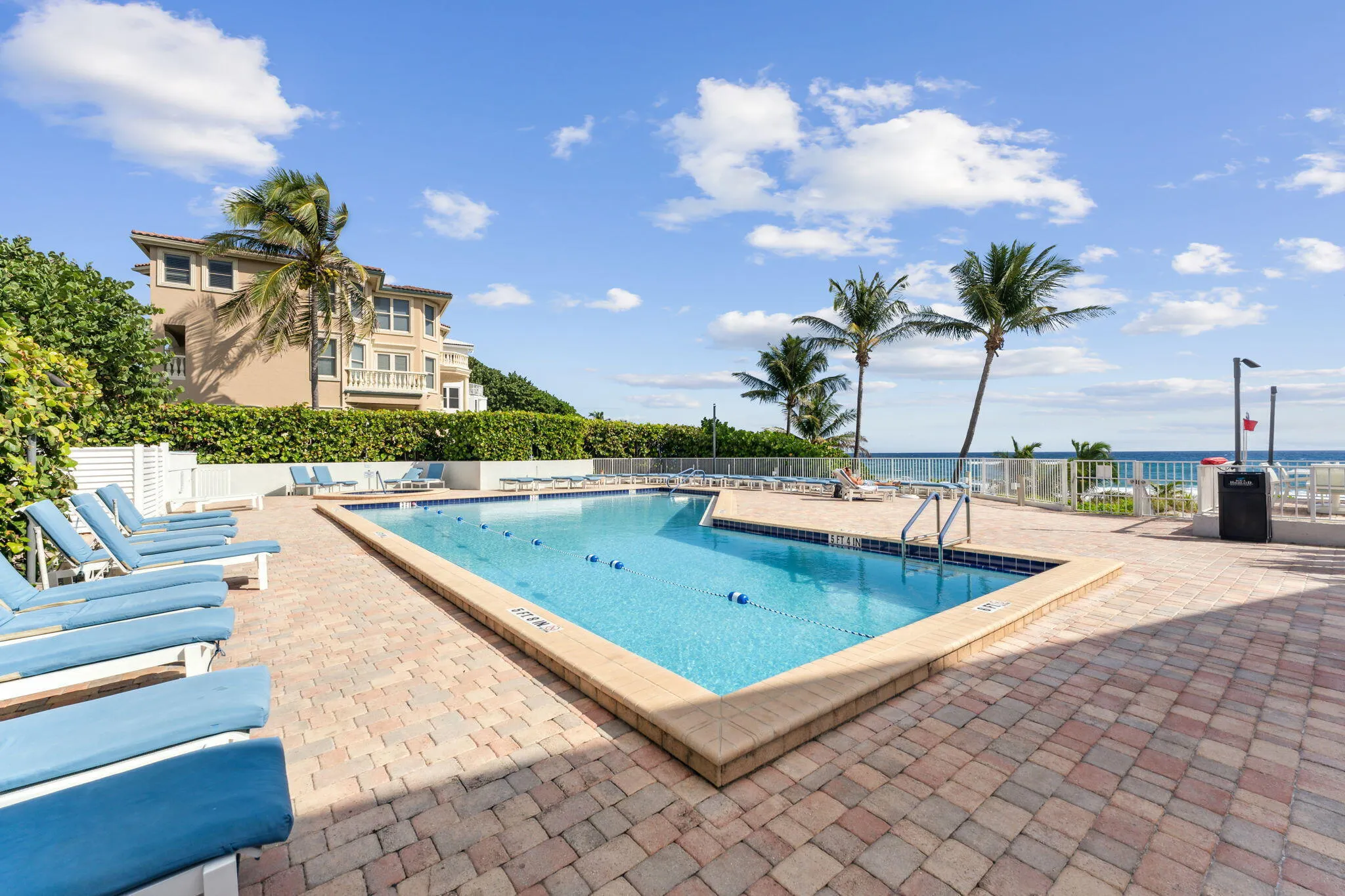 In-Ground pool at the oceanfront beach club