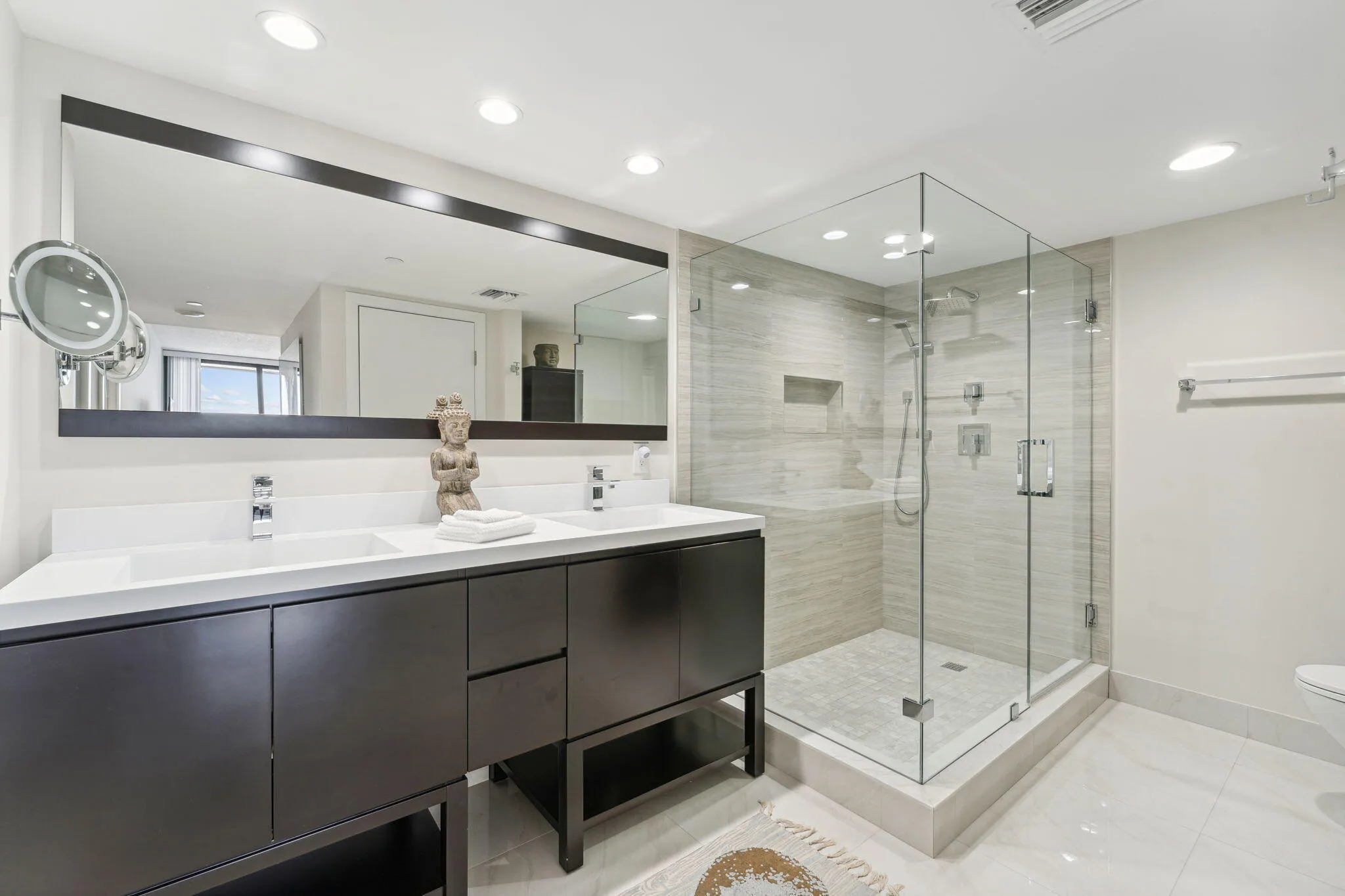 Primary full bath with double sinks