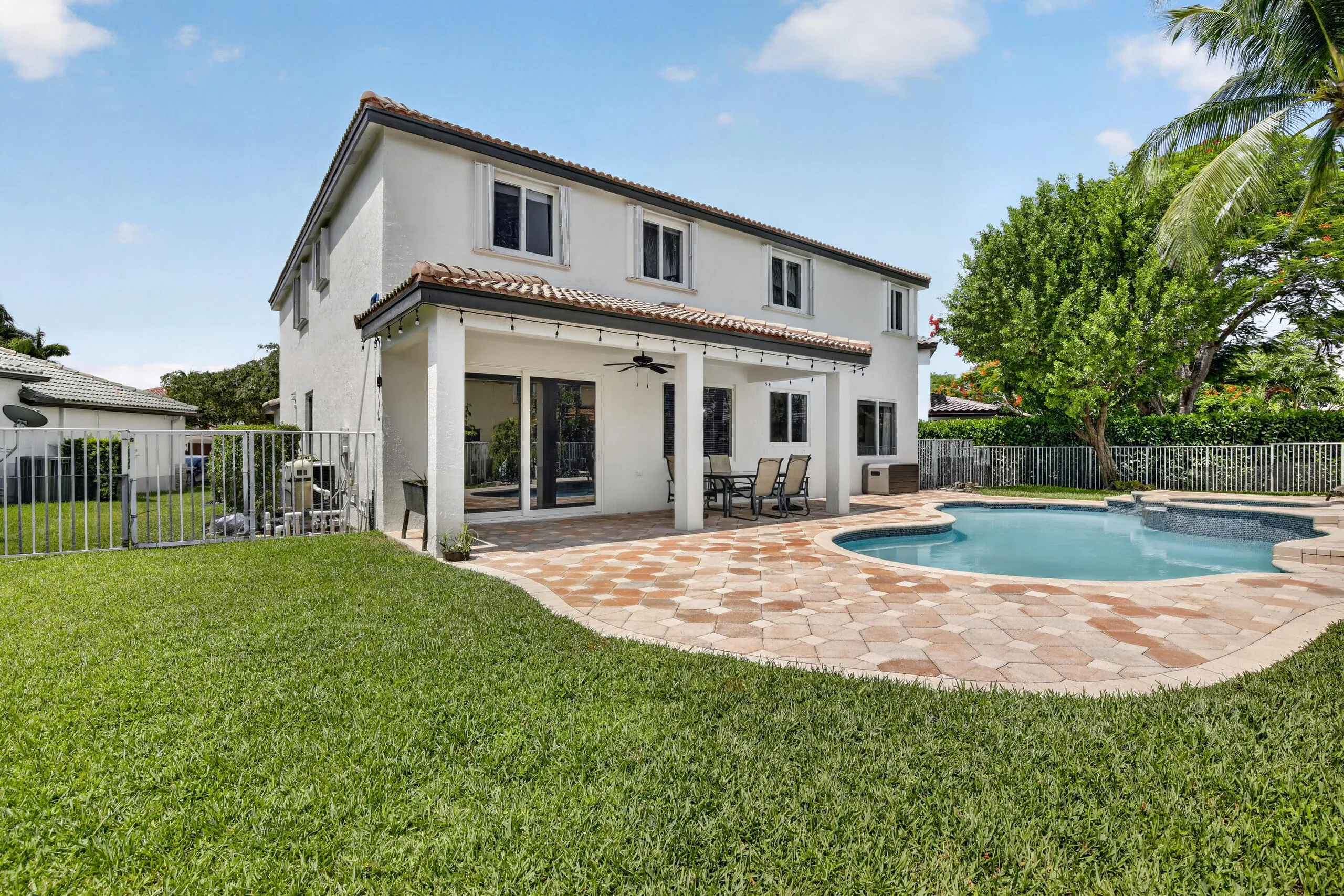 Covered patio