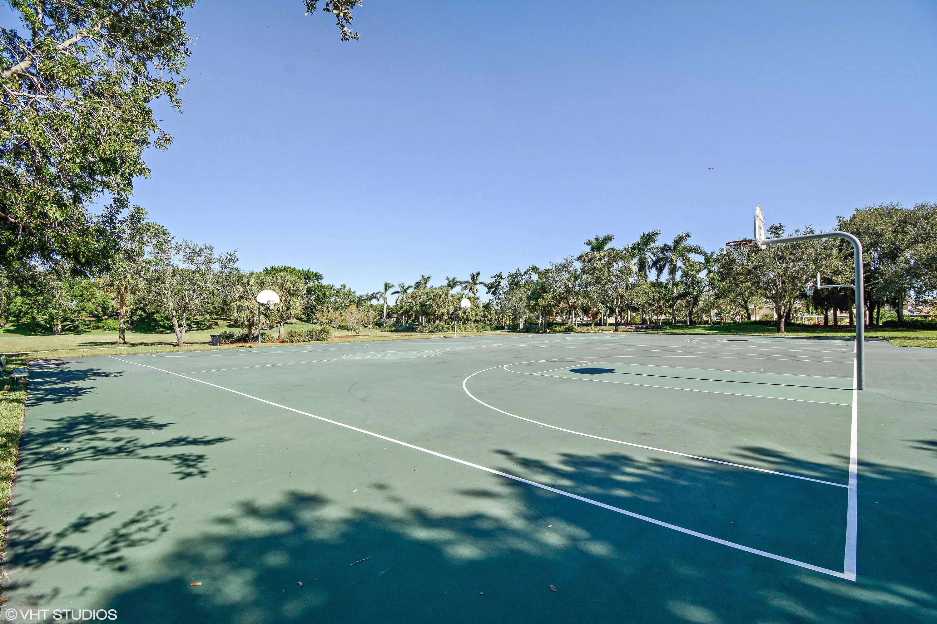 Basketball and pickleball courts