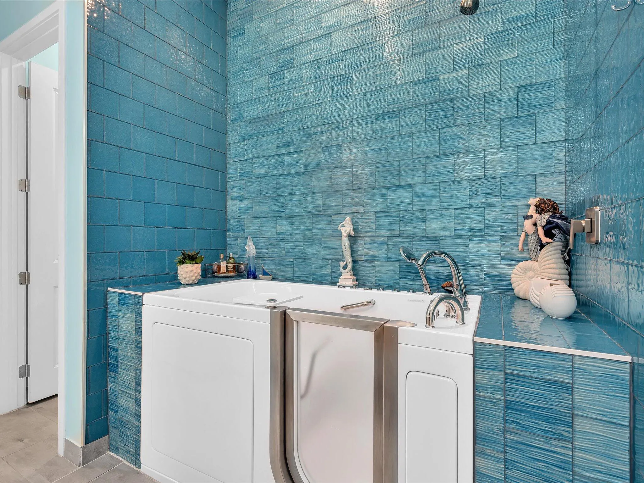 Primary Bathroom Walk-In Tub-Shower