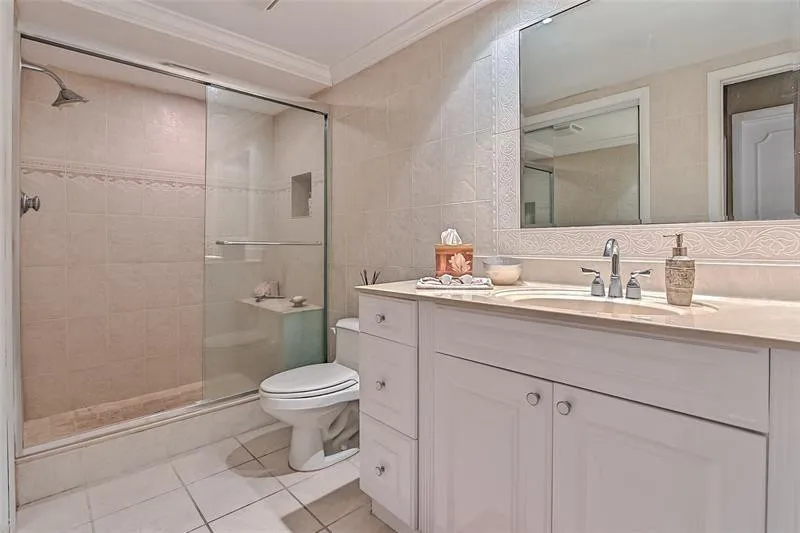 Guest Bathroom with step in Shower