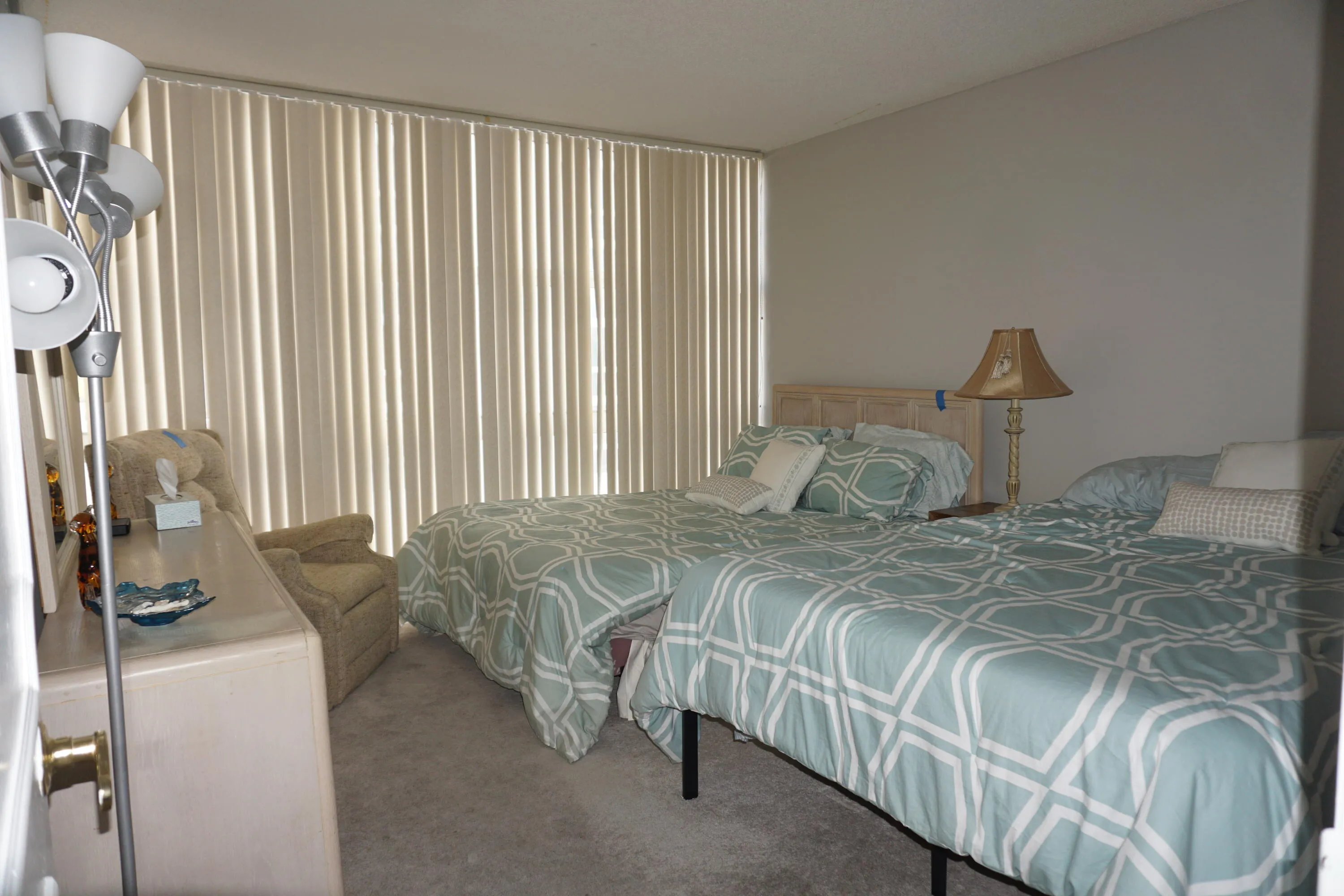 2nd bedroom with two queen beds