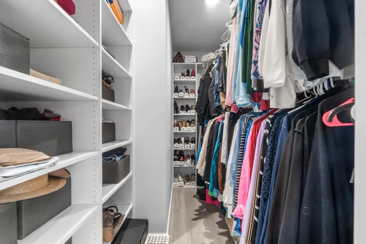 Primary closet