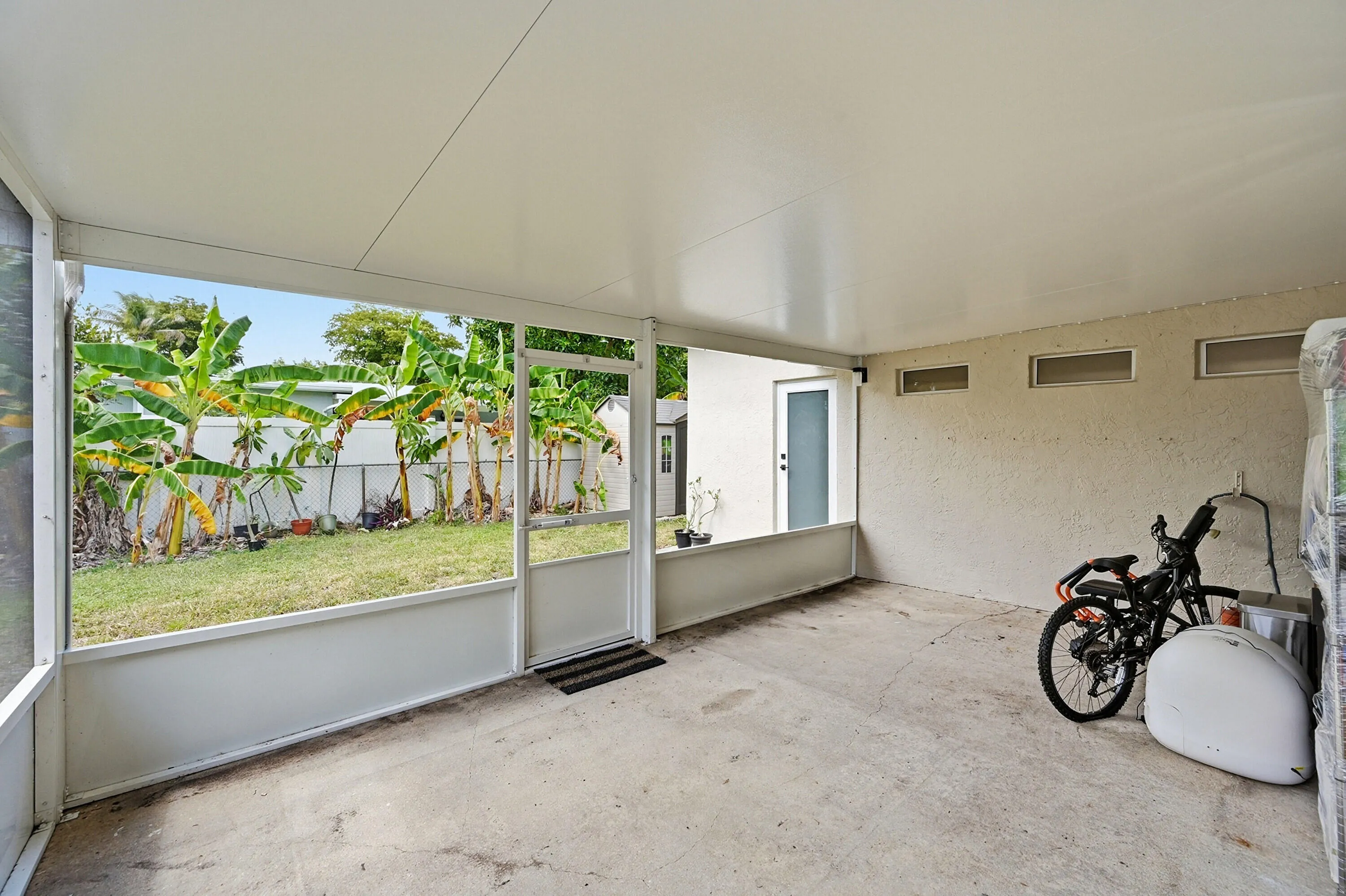 Expansive screened patio creates the perfect extension of your living space for relaxing or entertaining year round.