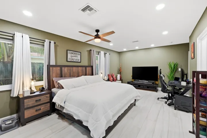 The oversized primary suite provides the perfect balance of space, comfort, and everyday luxury.