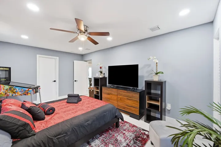 Private second primary suite offering comfort, privacy, and flexibility for family, guests, or multigenerational living.
