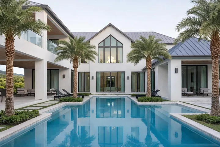 REAR POOL RENDERING