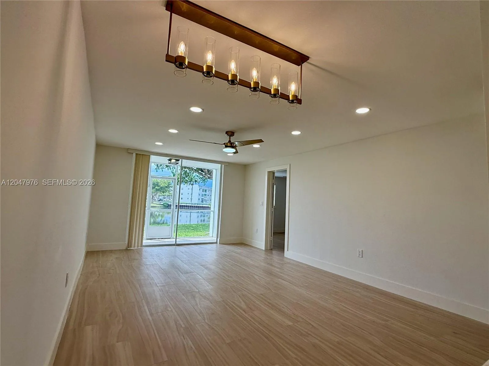 New modern flooring, lighting fixtures and recessed lighting
