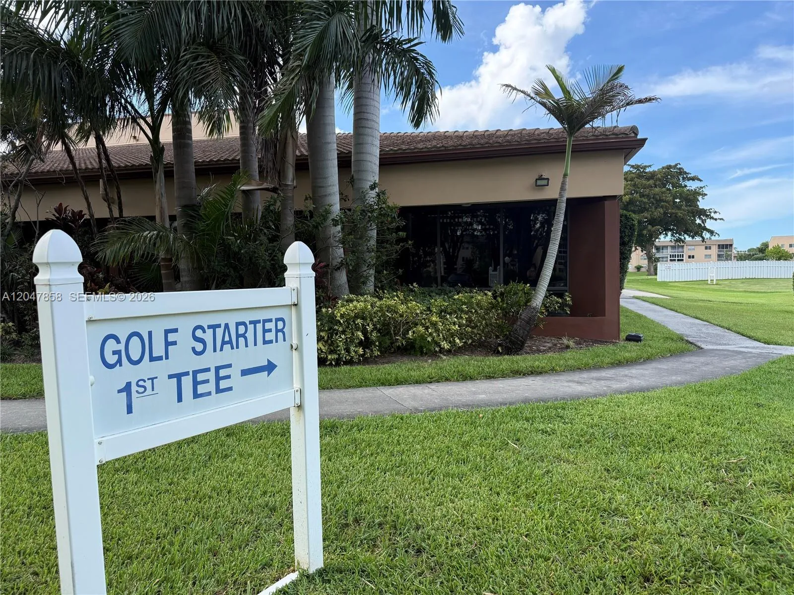 Golf course area