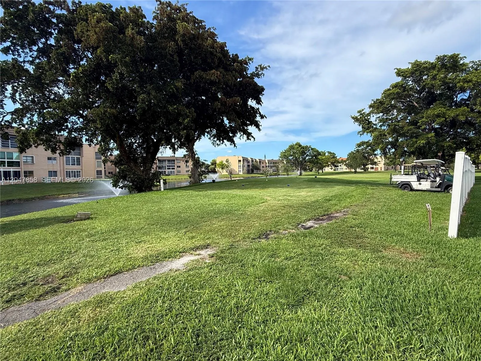 Golf course area