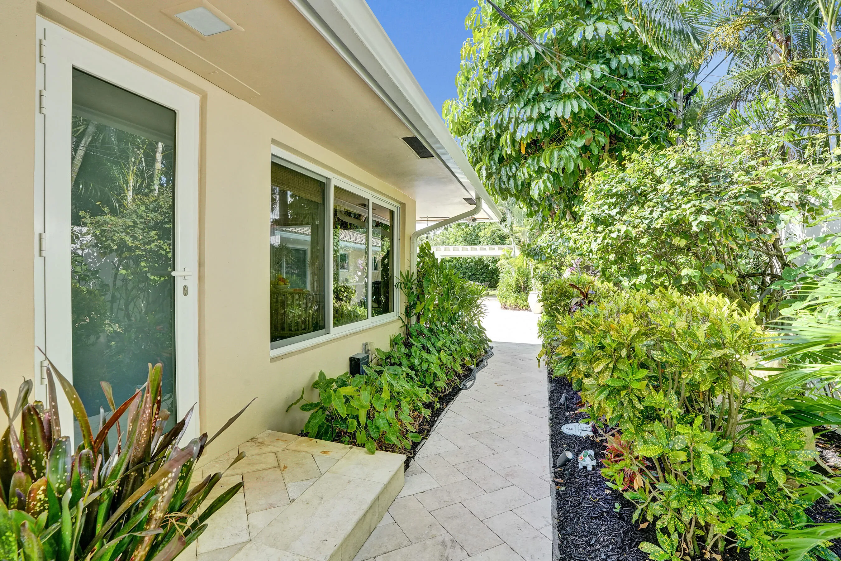 West side yard