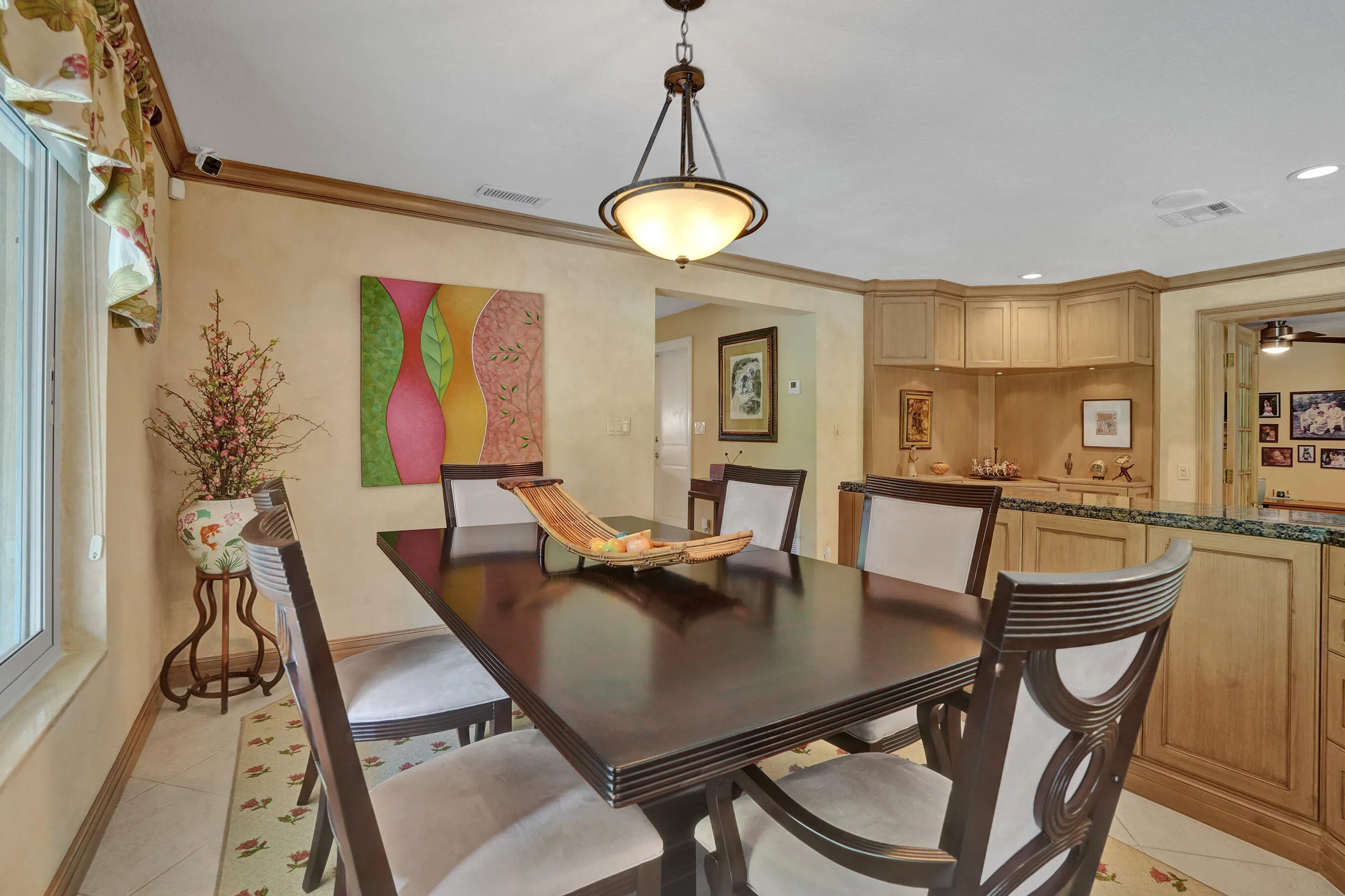 Formal dining area