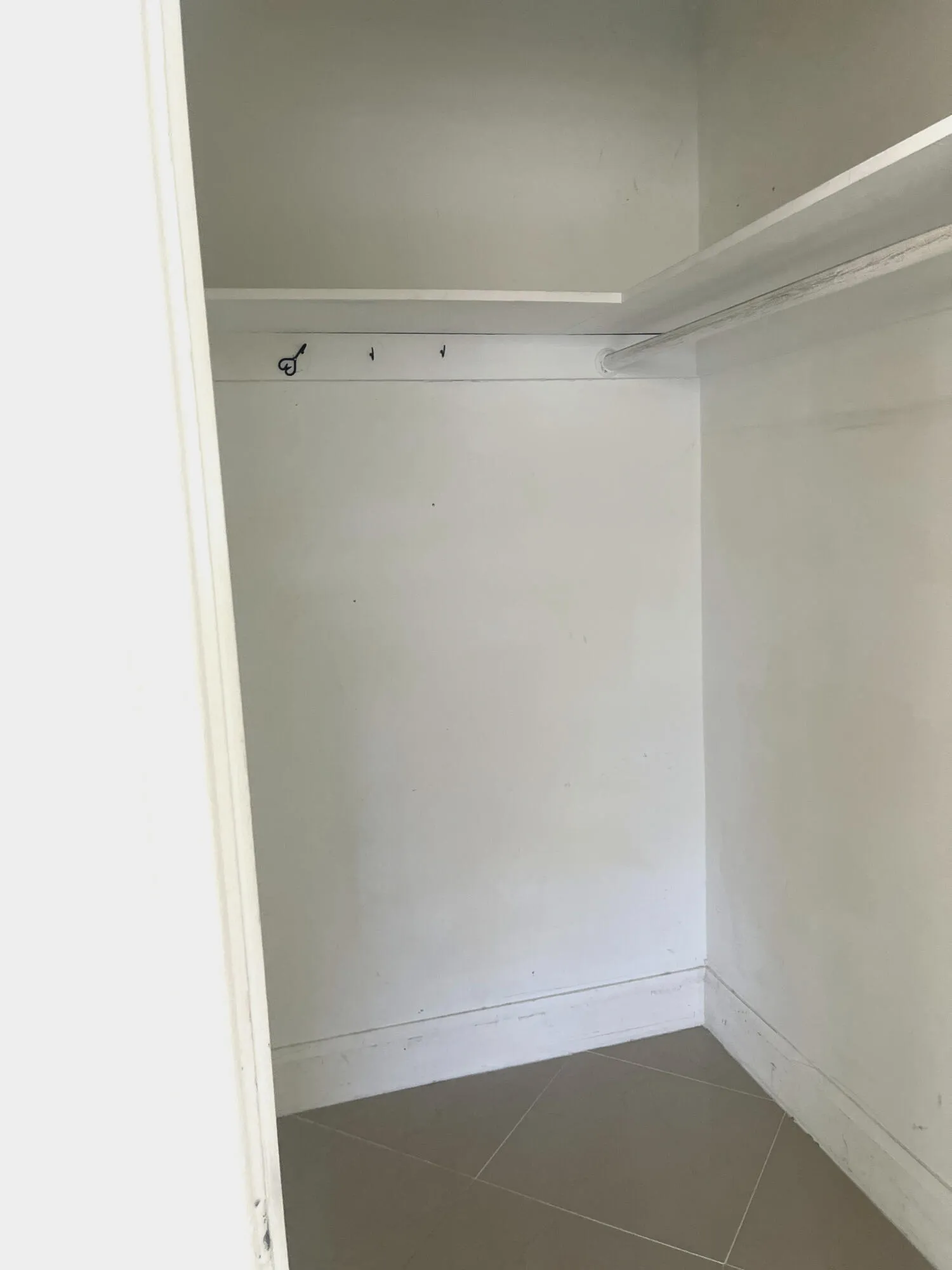Primary Wak in Closet