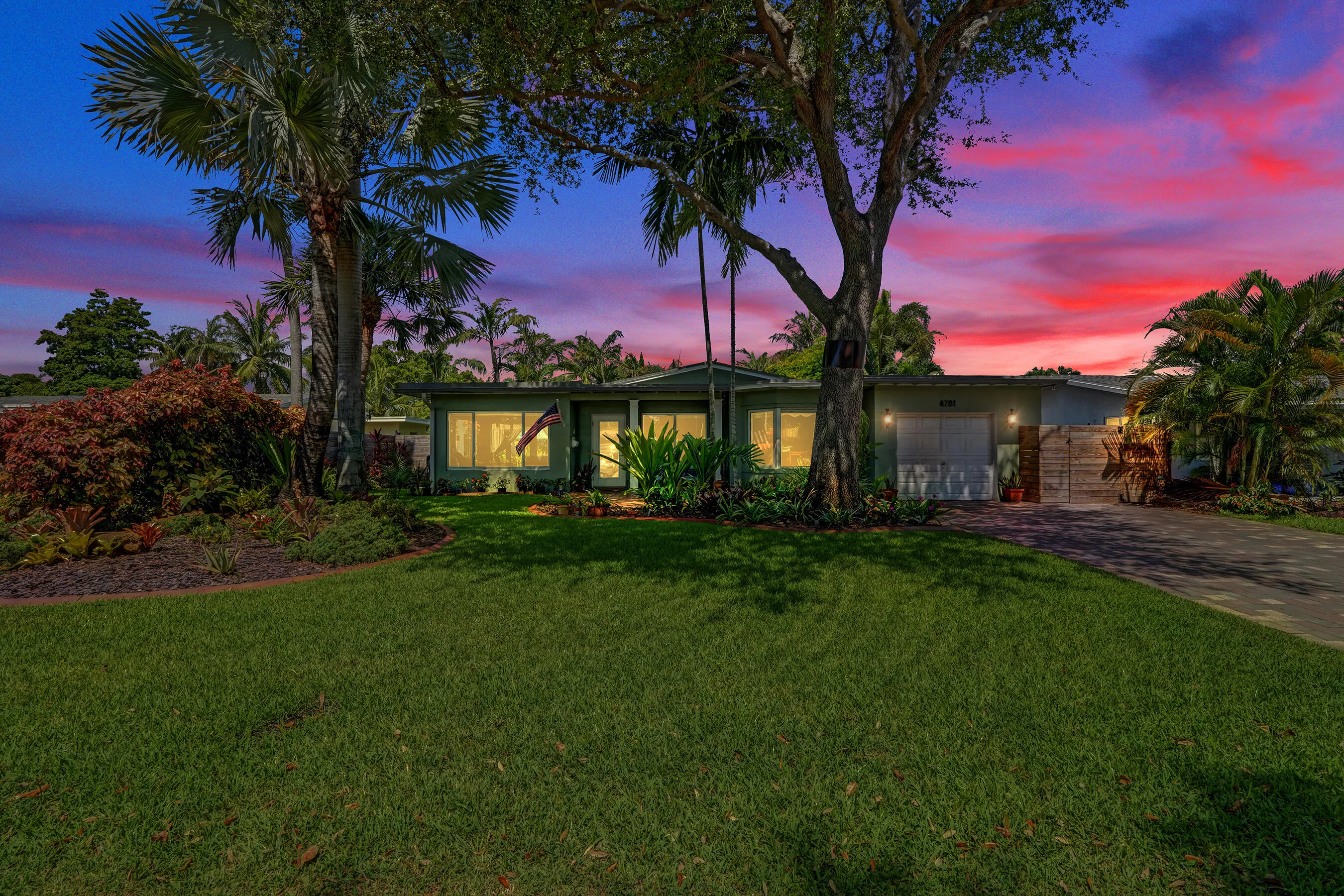 Major updates include a new 2025 roof, hurricane impact windows and doors, Takagi tankless gas water heater, central A/C, dedicated mini-split system, and FPL-approved insulation.