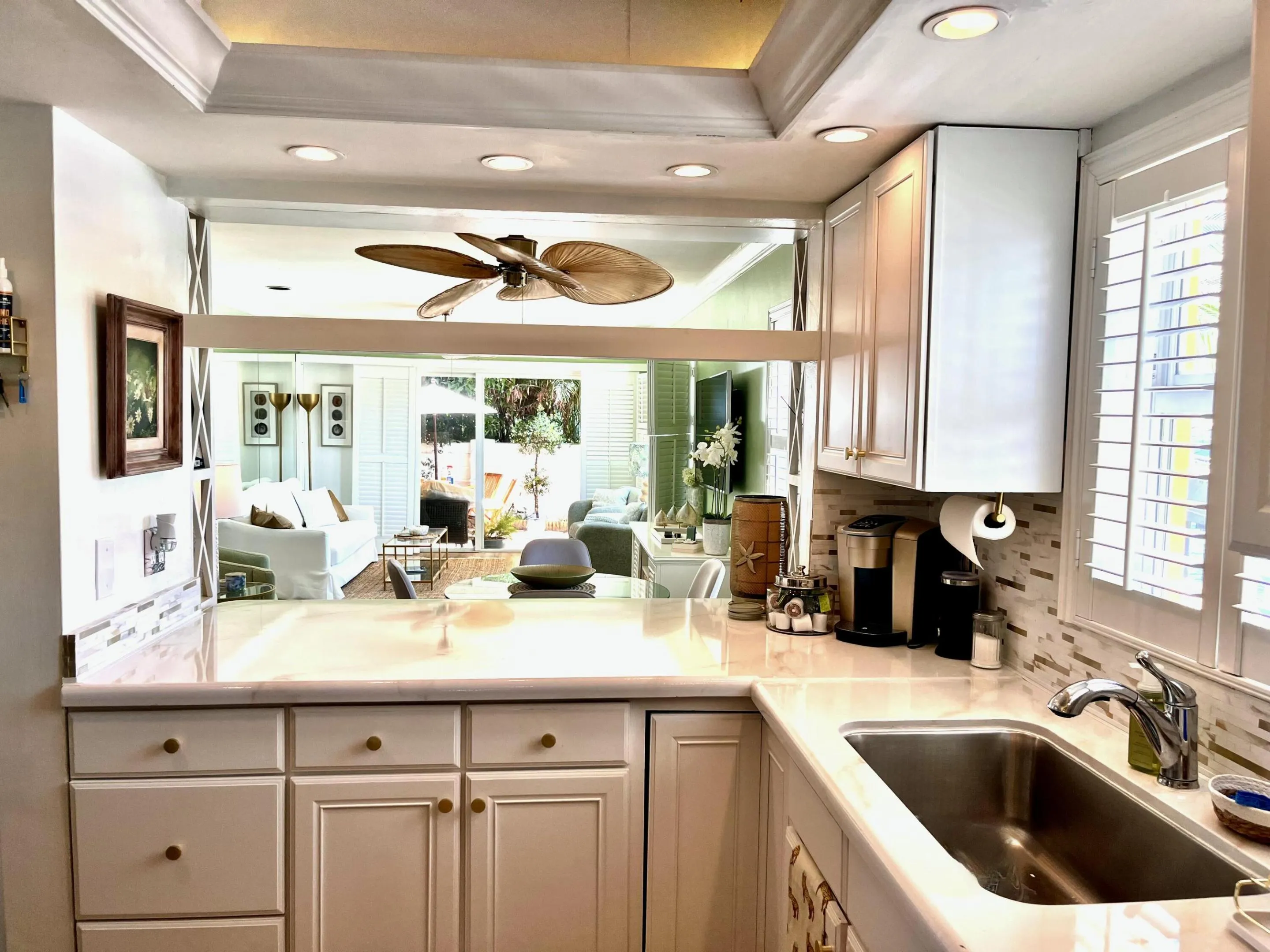 Open to Living/Dining areas