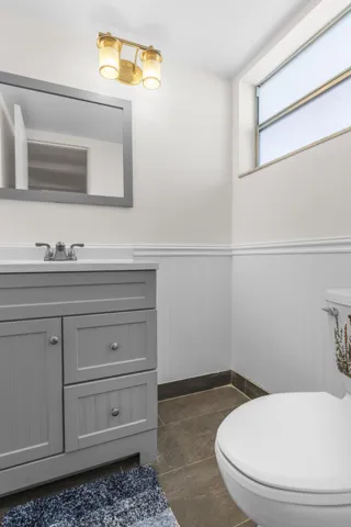 Remodeled half bathroom